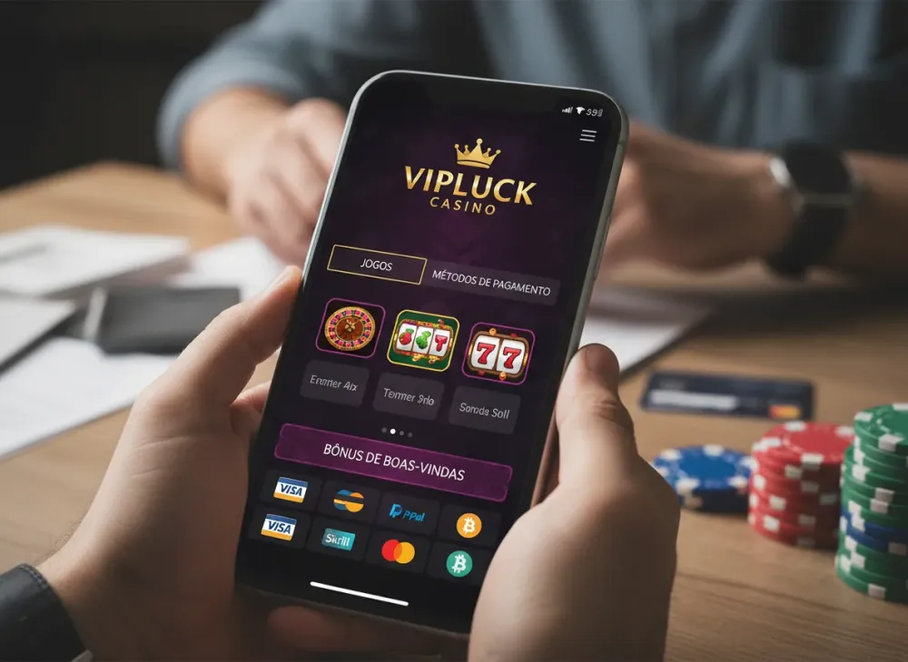 Vipluck casino guia de jogos e métodos de pagamento